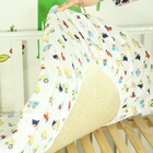 Wholesale Organic Cotton baby bed sheet custom printed baby fitted crib sheets