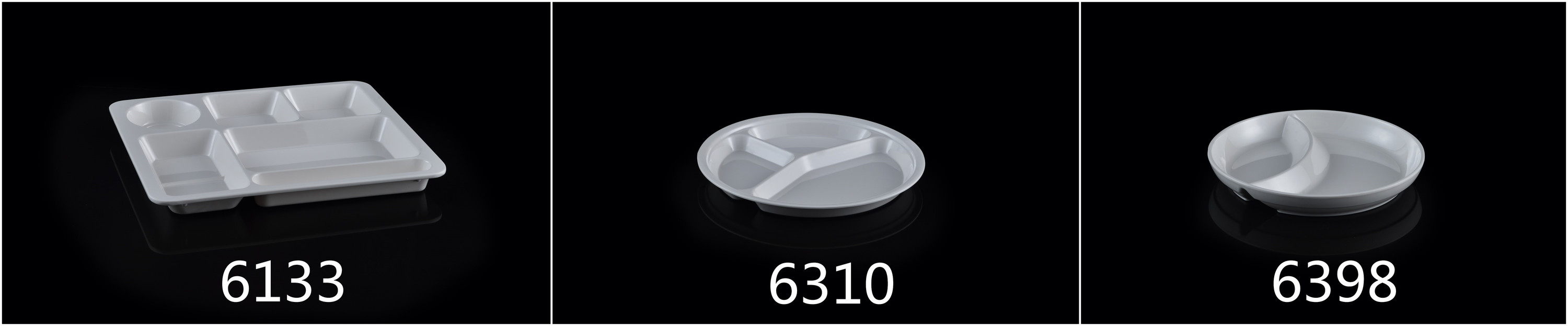 divided unbreakable plates melamine 2 compartment tray plastic plate with divider for restaurant
