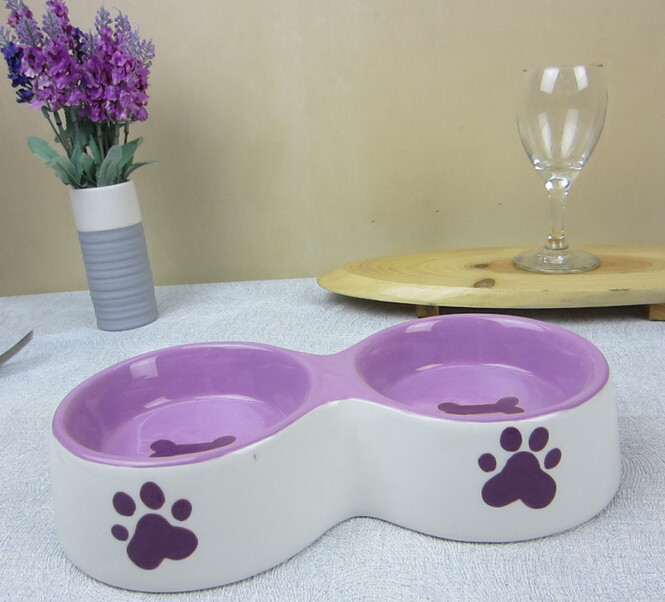 Haonai manufactured pet stoneware crock dog dish dog bowl