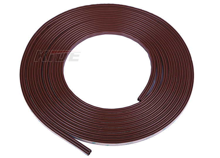 Silicone rubber door weatherstripping burglar-proof door seal
