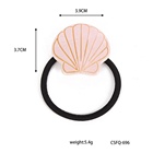 Hot Selling Pink Shell Scrunchies Cute Acetate Elastic Hair Band