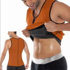 customized men's design neoprene body shaper slimming vest
