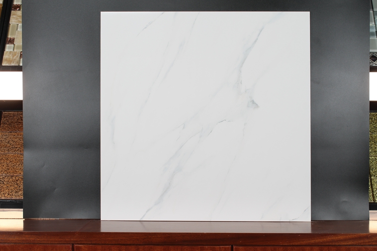 Indonesian Tiles Digital Inkjet 24X24 Imitation Marble Carrara White Ceramic Tile