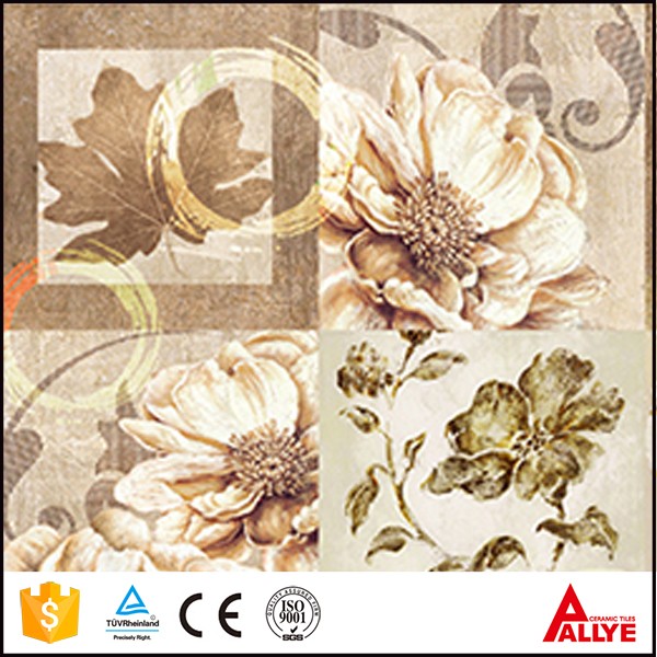 Flower design ceramic wall tile for dining room bangladesh tile price