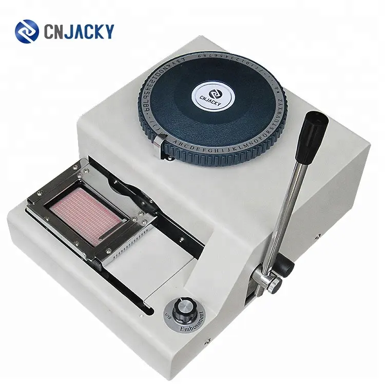 Factory Direct Wholesale Manual PVC IC ID Card Number Embossing Machine