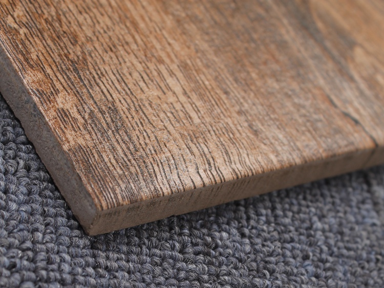 Indian Wooden Decor House Tiles Ceramic Wood Texture Floor Tile For Bedroom