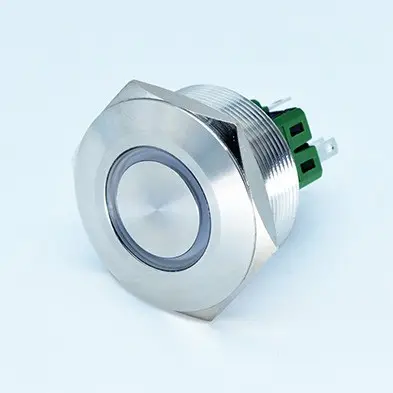 8mm,12mm,16mm,19mm 22mm,25mm waterproof metal push button switch with LED momentary or latched Manufacturer China.