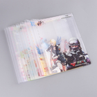 Customized design pvc book cover plastic book cover adjustable