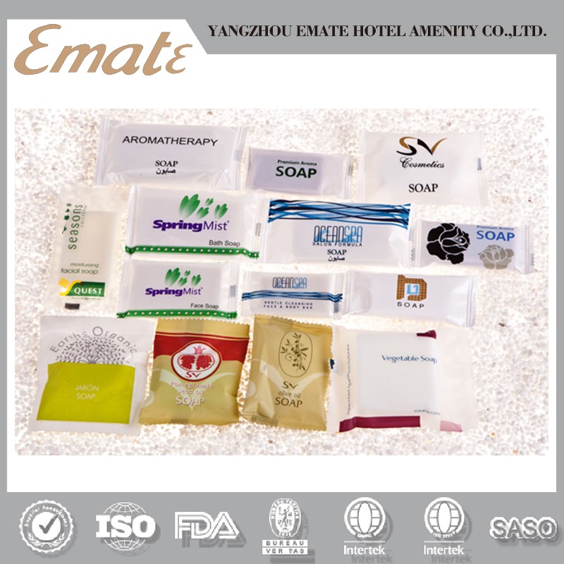 Hotel amenities wholesale disposable hotel small soap with customised logo