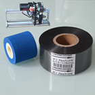 Black 30mm width 100M batch coding hot roll used on coding machine to print date
