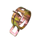 Stainless steel constant tension spring type band hose clamp