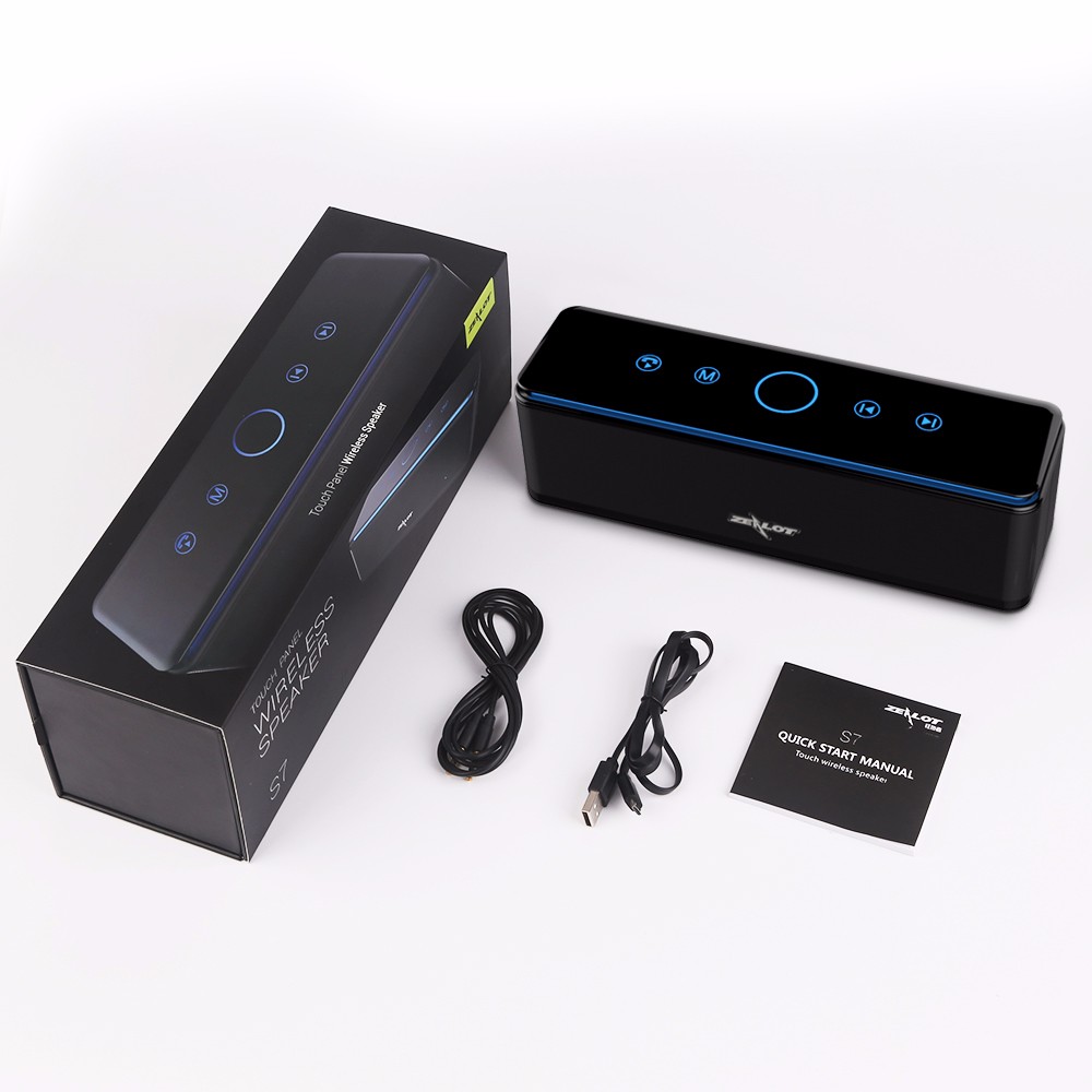 ZealotS7ハイエンド良質ZealotワイヤレススピーカーLED防水Bluetooth