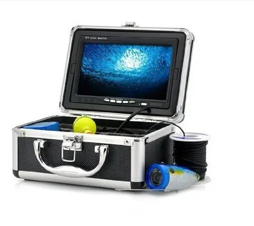 Factory direct 1000TVL 7 inch monitor portable 15M Cable underwater fishing camera system kit
