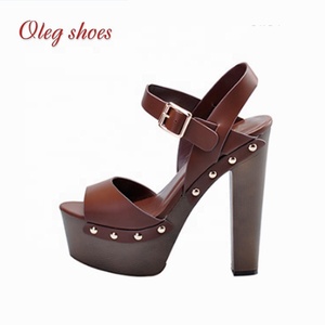 high heel wooden sandals