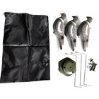 Hunting Equipment Triple Pigeon Decoy Rotary Magnet