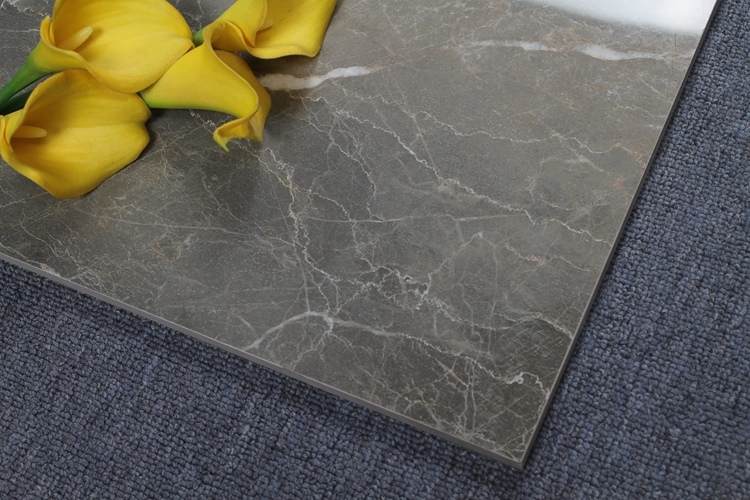Cheap Gray Crack Marble Look Porcelain Floor Tile Large 800 800Mm Tiles Price In Malaysia