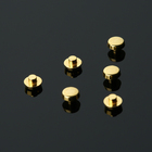 Solid electrical silver rivet Au gold plating electrical contacts