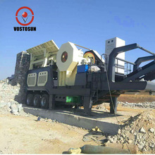 VOSTOSUN Mini mobile stone crusher plant for sale