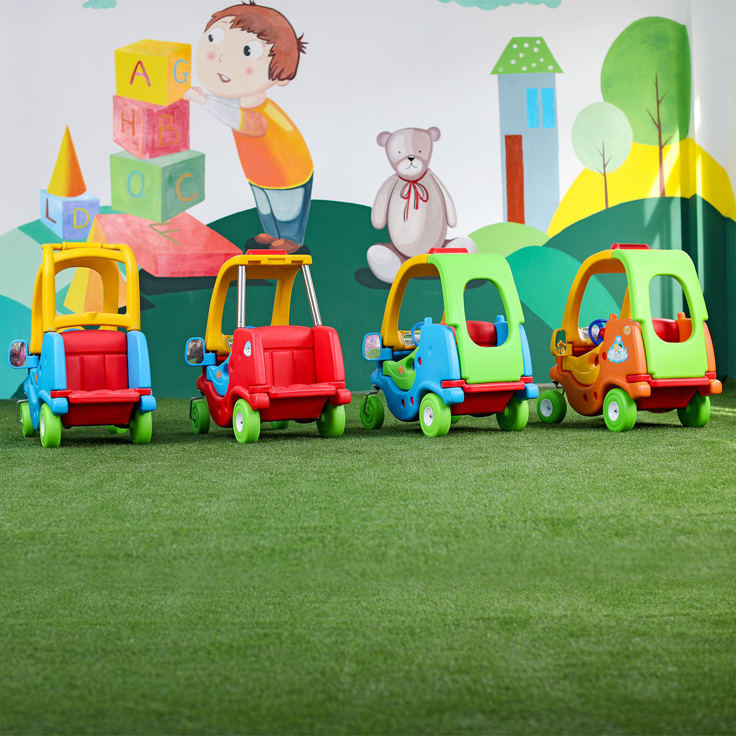 manual driving plastic toy cars, indoor kids plastic toy car