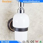 Beelee Wholesale BL106B Bathroom Ceramic Wall Liquid Soap Dispenser