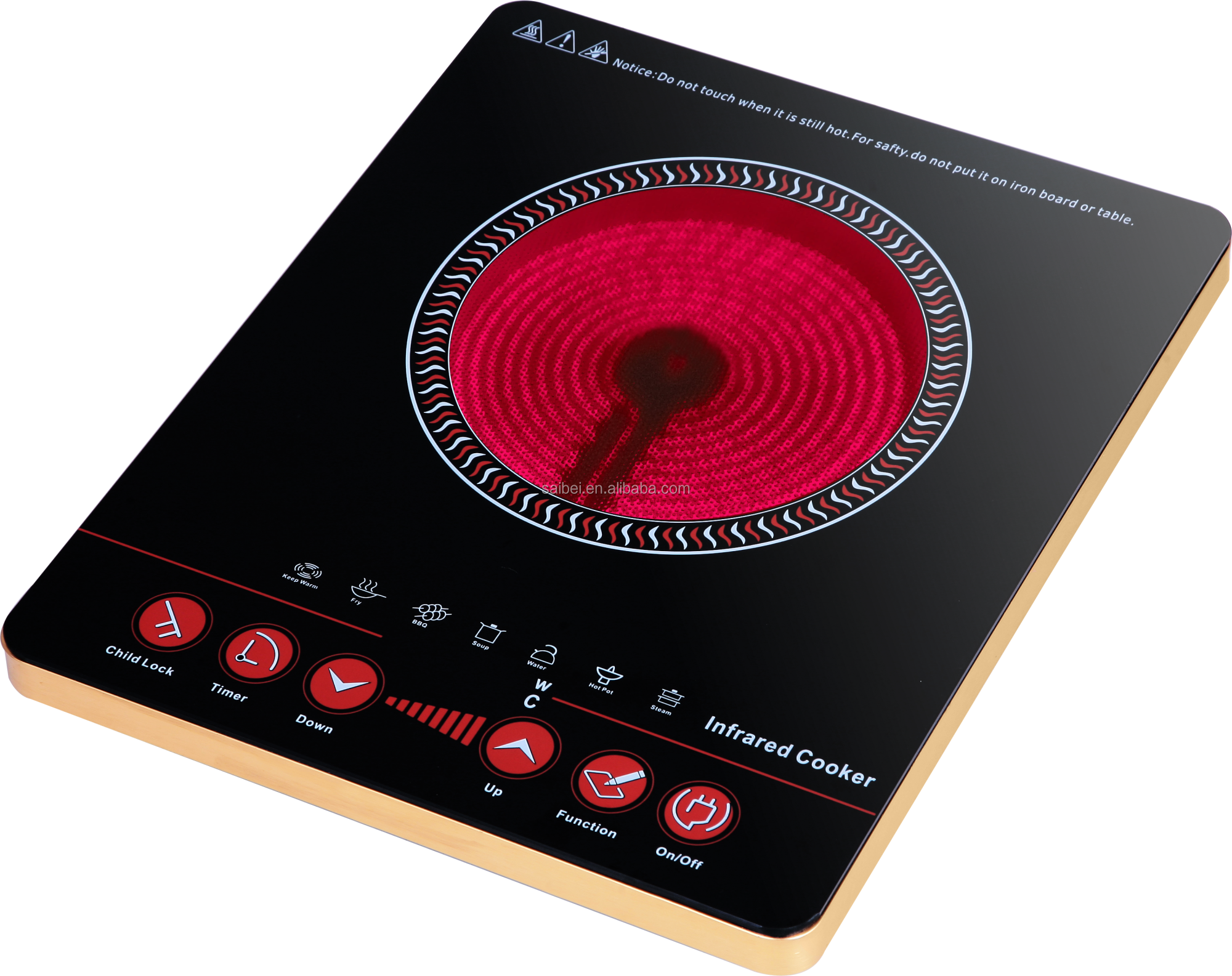 Ultra-slim touch control infrared cooker ceramic cooker CERAMIC HOB INDUCTION HOB