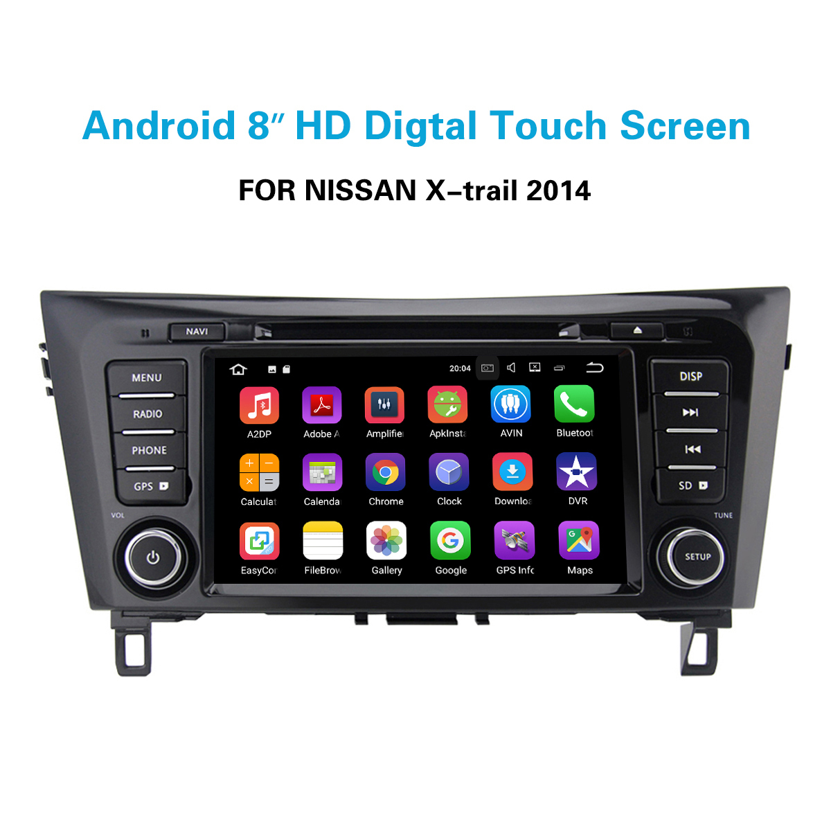 ZESTECH 8 inch 2013-2016 for Nissan X-Trail in dash dvd player navigation system with radio 3G WIFI