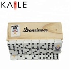 High quality domino in wood box with custom logo doomino