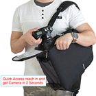 Custom logo waterproof travel smart knapsack camera lens insert bag business men backpack