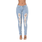 Wholesale Distressed Pants Ripped Jeans For Women