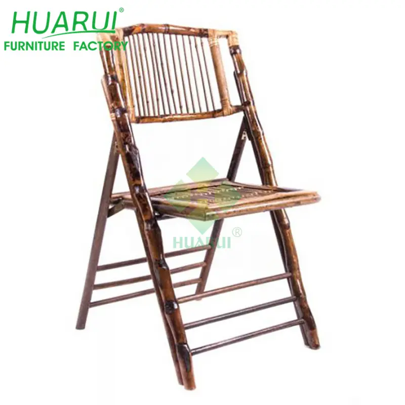 Wedding Natural color bamboo folding chair