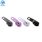 Dawei brand color custom size automatic lock zipper slider