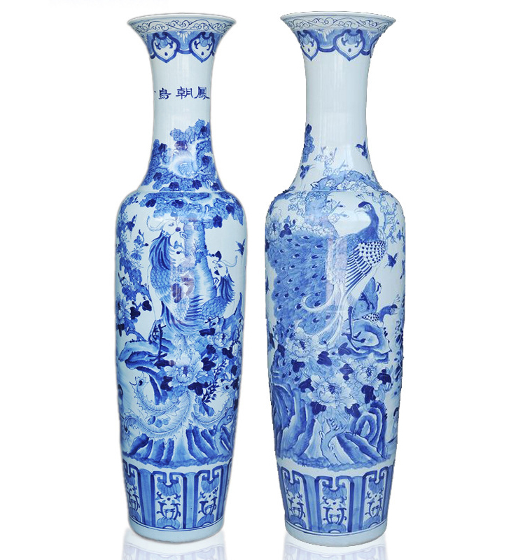 Good colourfast delicate large ceramic vase for outdoor