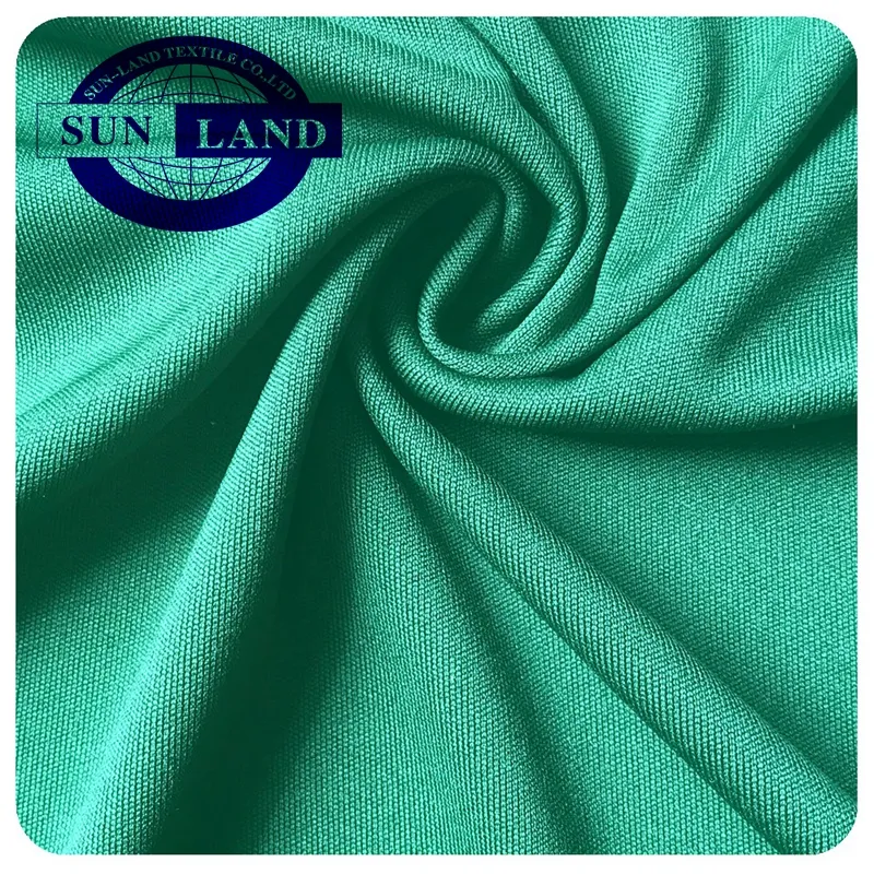 eco friendly 100% Recycle polyester RPET weft knitting interlock jersey REPREVE fabric for sportswear
