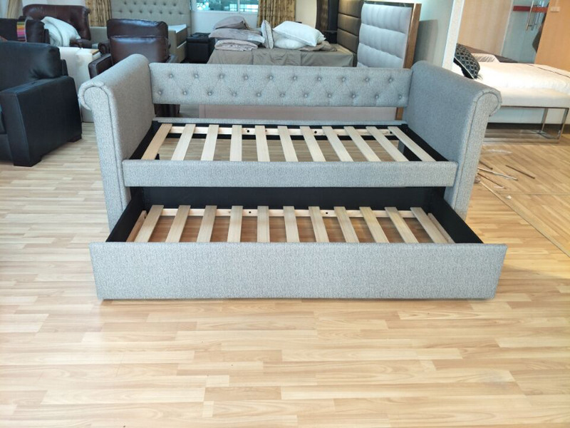 Free Sample Promotional Wholesale Children Bed Double Steps Bed Wood Optional