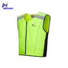 cool waterproof yellow LED flashing motorcycle reflective vest