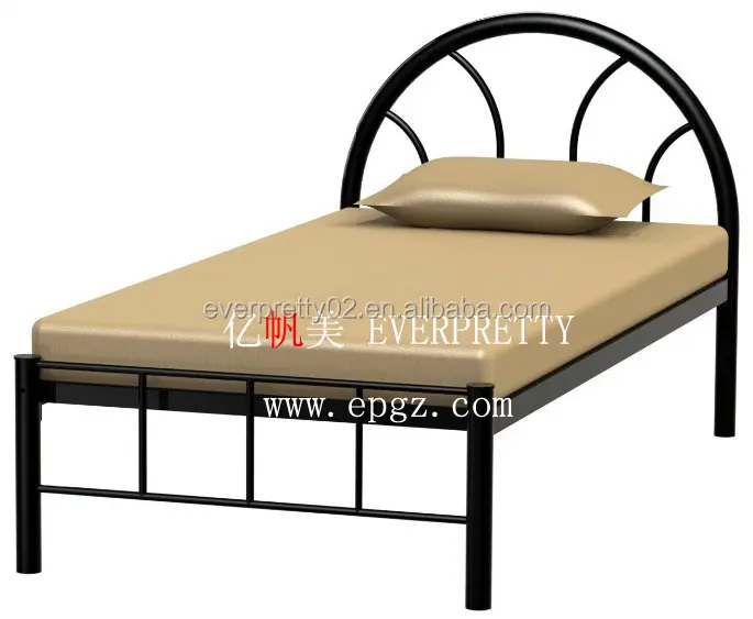 Factory Manufacturers Steel Iron Tube Single Beds Single Iron Hospital/Hotel Bed Prices