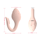 Liquid full silicone egg vagina vibrating ball g spot vibrator sex products anal plug woman toys