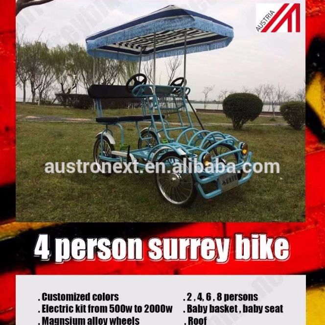 4 person electric bike