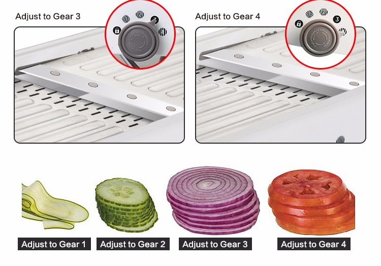 2021 Fruit Vegetable mandoline slicer vegetable slicer spiral vegetable slicer