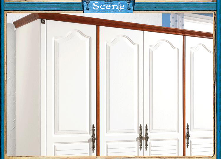 four door wardrobe antique European whole wardrobe French bedroom furniture wardrobe p10260