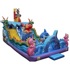 2019 Popular Dragon inflatable castle, inflatable jumping bouncy house for sale