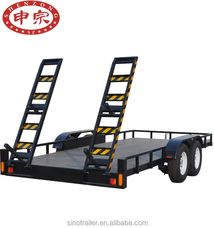 Special purpose vehicle for towing trailer equipment flatbed trailer