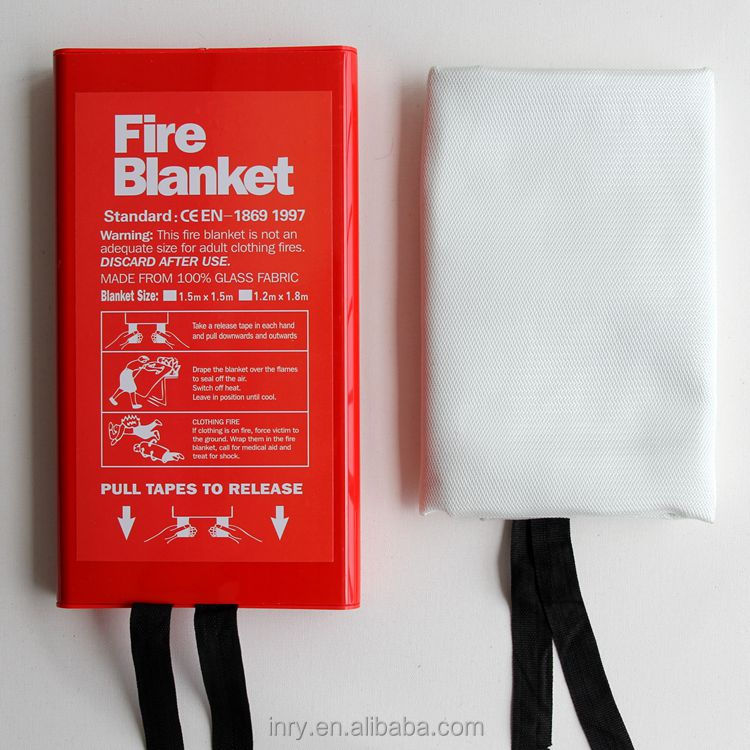 Emergency Fire Blanket Used for Welding Protection and Fire Emergency Survival. 1.5x1.5 Heavy Duty Fiberglass Welding Blanket Fireproofing Blanket