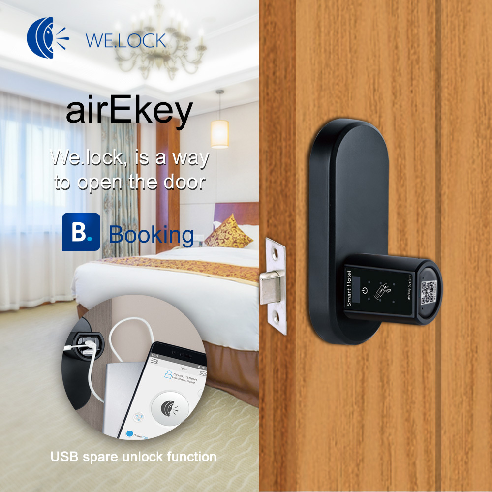 WE.LOCK new design smart house electric deadbolt motor card keyless door lock