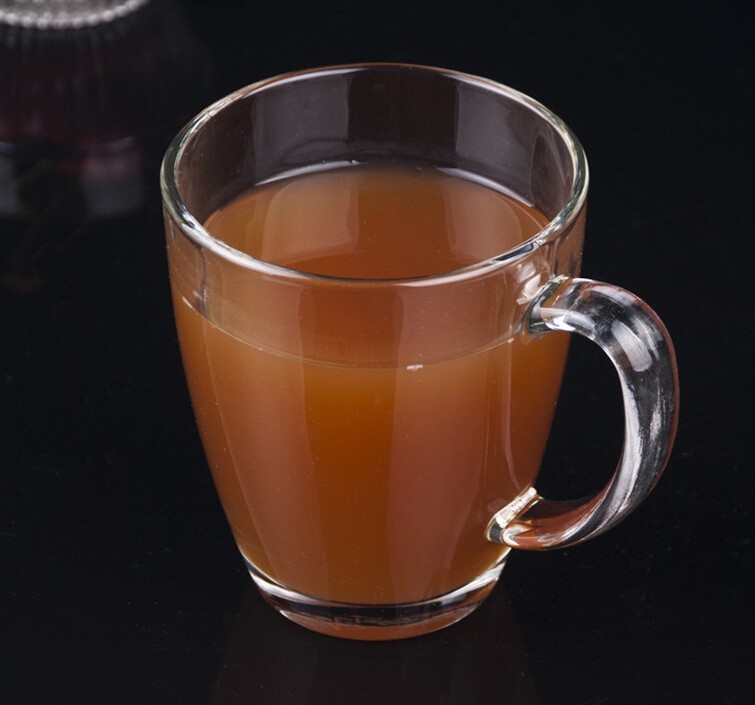 Machine press 12oz Clear Glass Coffee Latte Mug