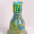 colorful shisha mosaic glass hookah glass bottle