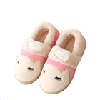 High quality new fashion leather warm slippers,custom logo slippers