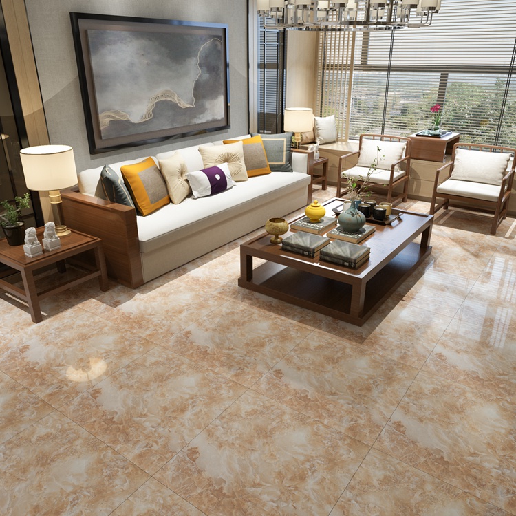 China Foshan Non-Slip Living Room Glazed Marble Texture Porcelain Floor Tiles Sri Lanka Tiles Prices
