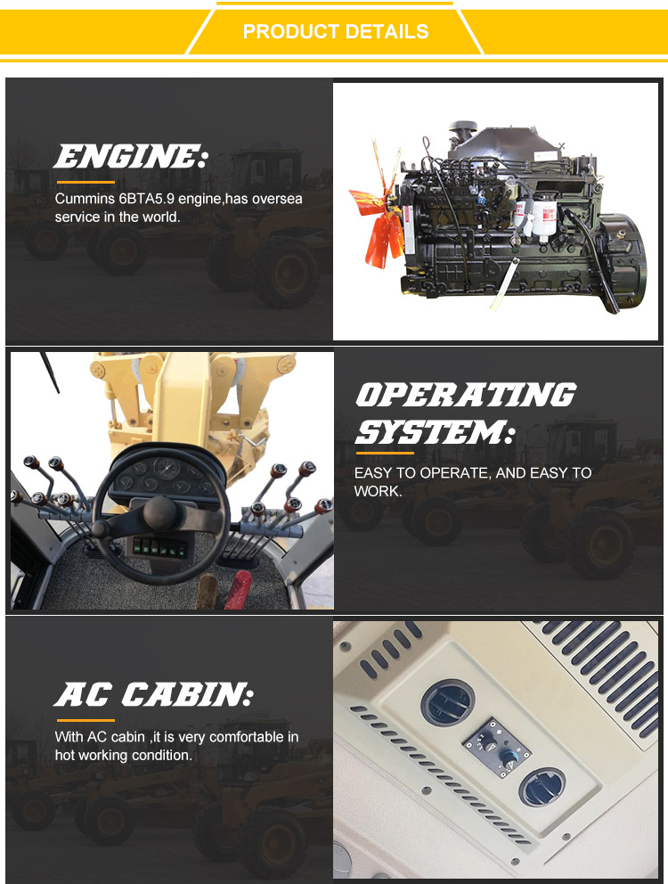compact motor grader mini road grader for sale