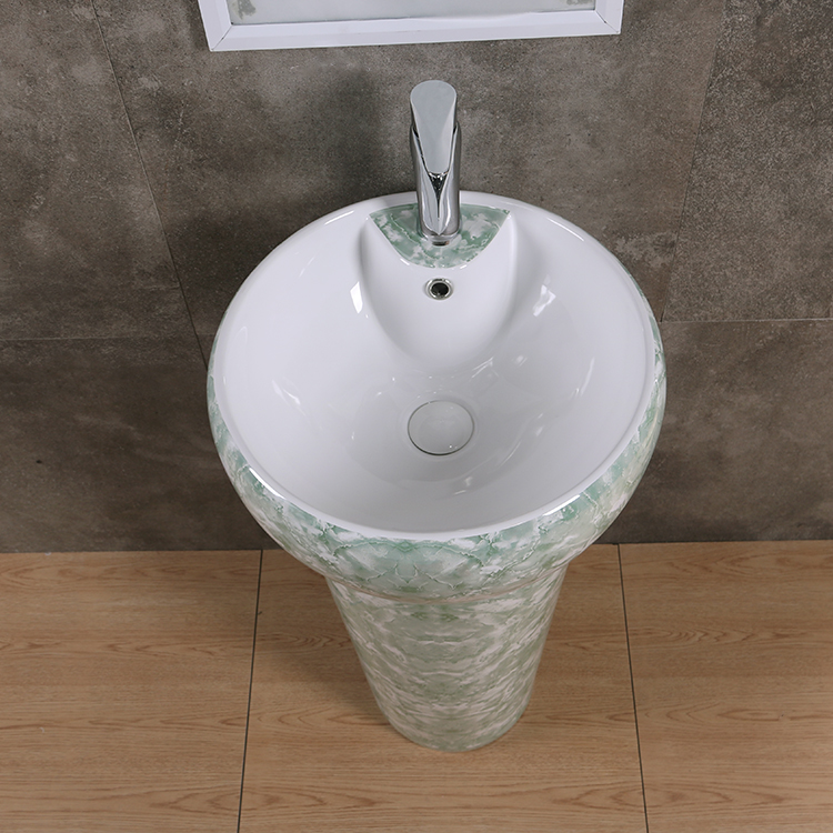 European pedestal basin wc hand popular cylindrical pedestal wash basin free standing basin